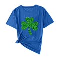 thumbnail image 2 of TaTaai Women's St Patrick's Day Printed T Shirt Short Sleeve Round Neck Casual Loose Fit Top Fashion Holiday Blouse Soft Comfortable for Spring Daily Party Wear Gift, 2 of 5