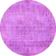 thumbnail image 1 of Ahgly Company Indoor Round Persian Pink Bohemian Area Rugs, 4' Round, 1 of 4