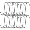 thumbnail image 4 of 20 ganchos de metal pequeños para carnicero, para pollo, ternera, tocino, salchichas, en forma de S, 4 of 6