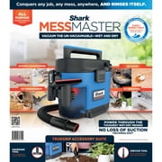 Shark MessMaster Portable Wet and Dry Vacuum for Home, Shop, Garage, 1 Gallon, Corded