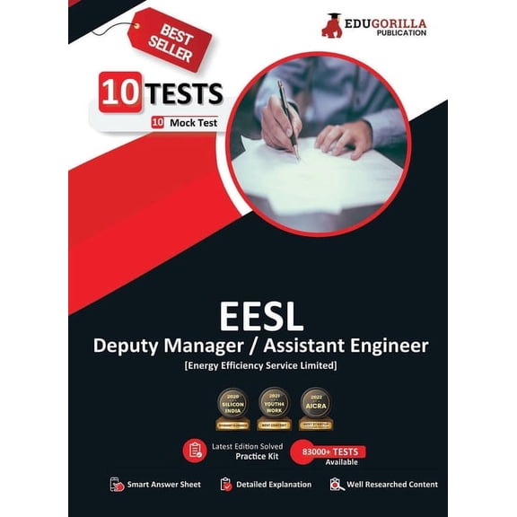 EESL Deputy Manager/Assistant Manager Recruitment Exam 2023 - 10 Full Length Mock Tests (1200 Solved Objective Questions, (Paperback)