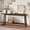 dark brown, variant on Garderth Farmhouse Console Table,Long Entryway Table With Storage,2-Tier Narrow Sofa Table Behind Couch,Industrial Entry Table For Living Room Hallway Foyer