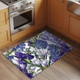 thumbnail image 2 of Spring Flowers Entryway Rug 2'x3'&nbsp; Non Slip Front Door Mats, Purple Hydrangea Orchid Floral Country Entrance Rugs Indoor Outdoor Carpet, Washable Floor Mats Small Area Rug for Bedroom Kitchen, 2 of 8