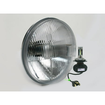 - Classic 7” Hi/ Lo LED headlight with HALO & Green LED Mood Light. (SINGLE)