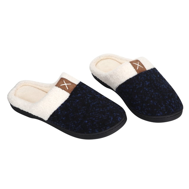 Zapatillas de interior suaves con suela antideslizante, tallas 42-43, pantuflas cálidas de invierno para mujer y hombre