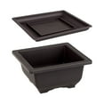 thumbnail image 3 of Training Pots with Tray flower pots Durable Bonsai Training Pots Plant Container Portable Outside for Office Home Living Room Ornament Square Shallow S, 3 of 7