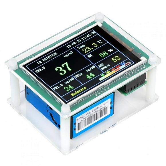 Air Quality Monitor, PM2.5 Detector, Heat Dissipation Effect No Need To Calibrate For Car Home