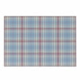 thumbnail image 1 of Pastel Cutting Board, Old Fashioned Retro Style Classical Geometric Striped Plaid Inspired, Decorative Tempered Glass Cutting and Serving Board, Small Size, Fuchsia Salmon Pale Blue, by Ambesonne, 1 of 1