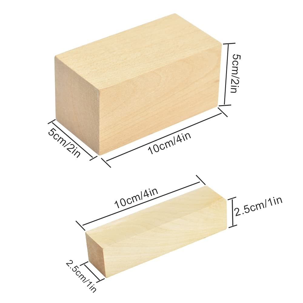 HOT SALE Basswood Carving Wood Natural Blanks Balsa Wood For Carving Wood  Blocks Untreated Carving Block Carving Blanks For Craf