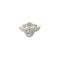 thumbnail image 2 of Antique Silver Our Lady of the Highway / St. Michael Visor Clip, 2 of 3