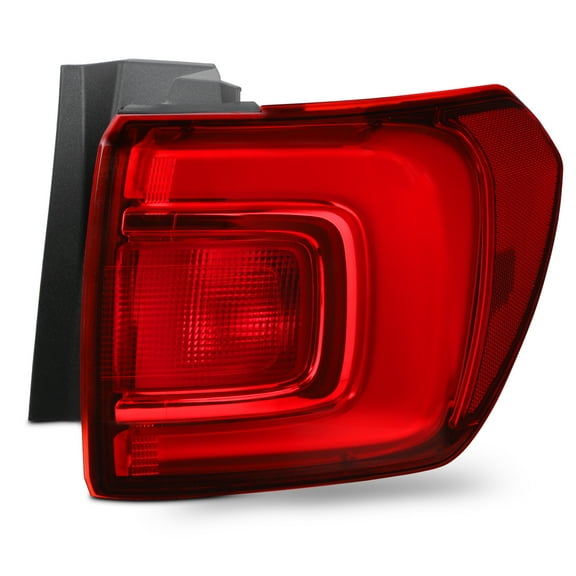 AKKON - Fit 2017 2018 2019 GMC Acadia 17-19 (w/o All Terrain Pkg) LED Tail Light OE Style Rear Brake Lamp Outer Passenger Right Red Lens
