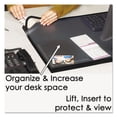thumbnail image 2 of Lift-Top Pad Desktop Organizer, with Clear Overlay, 31 x 20, Black | Bundle of 2 Each, 2 of 4