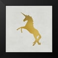 thumbnail image 2 of Allen, Kimberly 12x12 Black Modern Framed Museum Art Print Titled - Unicorn Gold 2, 2 of 5