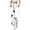 C322 White, variant on CONZONE Halloween Joggers for Women Baggy High Elastic Waist Drawstring Joggers for Women Wide Leg Hallowmas Printed Fall Winter Sports Pants with Pockets