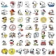 thumbnail image 1 of Snoopy has 50 sheets - Cartoon anime Snoopy Graffiti stickers, 1 of 3