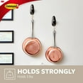 thumbnail image 4 of Command™ Medium Forever Classic Oil Rubbed Bronze Metal Hooks, FC12-ORB-2EF, 2 hooks, 4 strips, value pack, 4 of 9