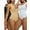 Black+Apricot+White, variant on SHCKE Body Shaper for Women One Piece Jumpsuit Tops U Neck Bodysuit Seamless Body Shaper Slimming One Piece Bodysuit for Women Sleeveless Seamless Thong Body Shaper, 1/3 PACK