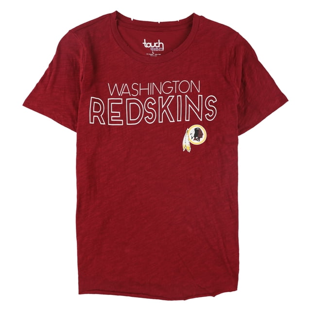 Touch Playera gráfica desgastada NFL Redskins para mujer, rojo, extragrande