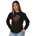 thumbnail image 5 of Betty Boop Goth Metal Devil Women's Long Sleeve T Shirt Brisco Brands S, 5 of 6