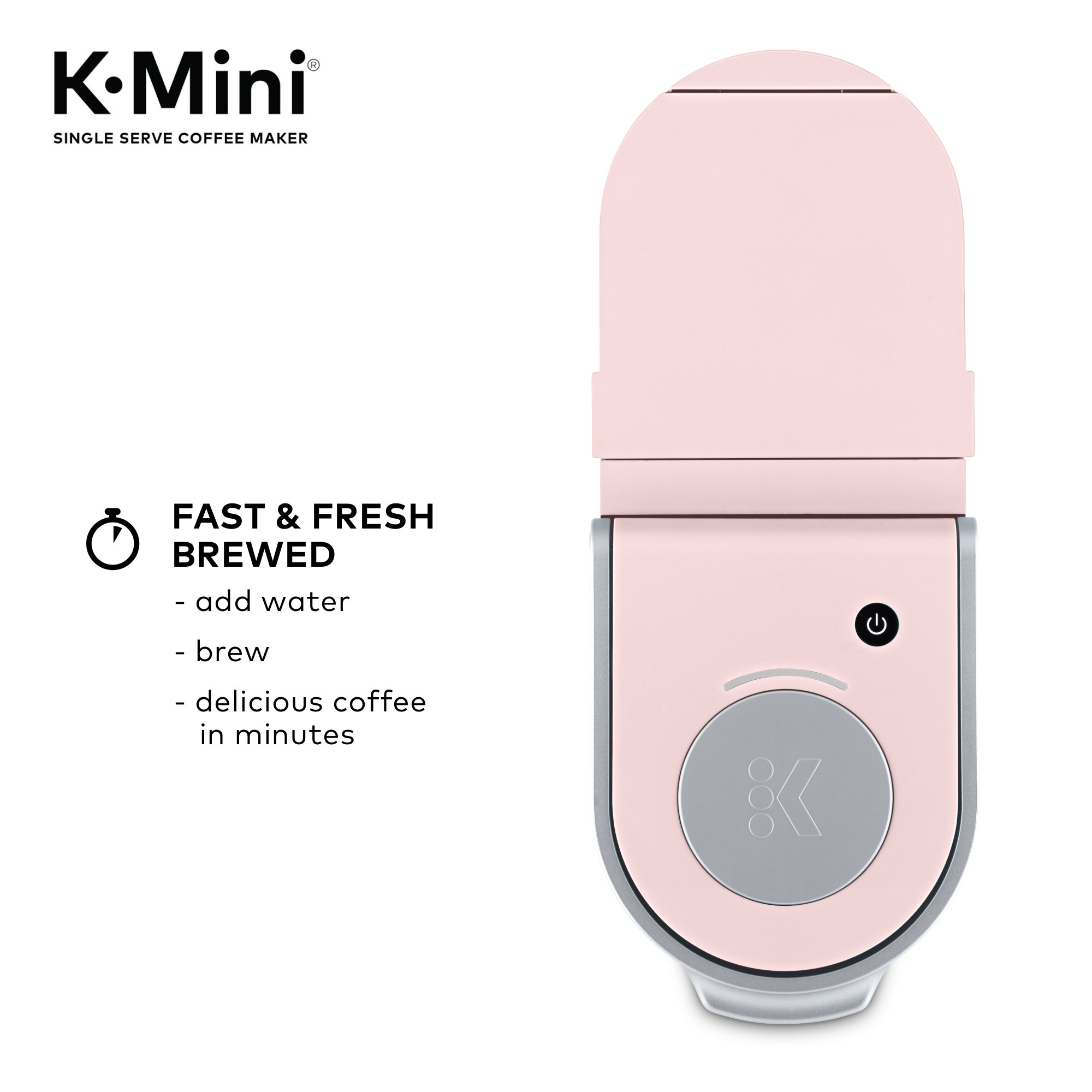 Keurig K-Mini Single Serve K-Cup Pod Coffee Maker, Dusty Rose - image 5 of 20