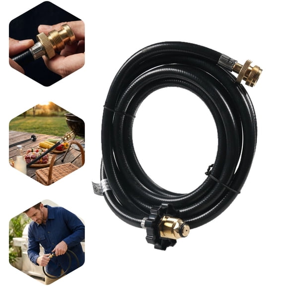 10FT Propane Adapter Hose for Mr Heater Buddy Series for Big Buddy/Little Buddy/Portable Buddy Accessories to Propane Tank,Propane Heater Adapter Hose,for Buddy Flex Heater Hose to Propane Keg
