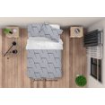 thumbnail image 2 of 3D Abstract Geometric Pattern Quilt Cover Set Bedding Set Duvet Cover, 2 of 3