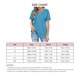 thumbnail image 5 of Blusa de manga corta con cuello redondo, Top de corte informal para mujer, elegante, transpirable, a la moda, para verano, 5 of 6