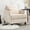Beige, variant on Homefun Mid Century Chenille Accent Chair Reading Armchair Pillow Wood Legs Living Room Bedroom Apartment