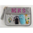 thumbnail image 1 of Bolso de mano transparente con bordado de toalla, bolso de viaje para exteriores, bolso de playa con letras, bolso transparente adecuado para niñas, bolso para niñas, 1 of 6