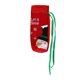 thumbnail image 1 of Naiovety Funda para botella de vino, manga de Navidad, Santa Claus, muñeco de nieve, hogar, de comedor, ropa de lentejuelas, fundas de Kits de decoración para fiestas Rojo, 1 of 6