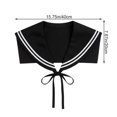 thumbnail image 2 of Slccxzc Sailor Collars Scarf for Women Top Fake Collar Necklaces Shawl wraps Match Sweater Shirt Dress and T-shirt, 2 of 7
