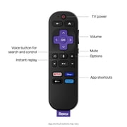 Roku Smart TV 2026 – 43-Inch Select Series, 4K HDR TV – Roku TV with Voice Remote