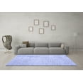 thumbnail image 3 of Ahgly Company Indoor Square Abstract Blue Contemporary Area Rugs, 8' Square, 3 of 4