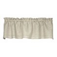 thumbnail image 2 of Curtain Chic Snapshots 58 Inches Wide x 14 Inches Long Linen and Polyester Clean & Simple Valance Curtain, Linen, 2 of 4