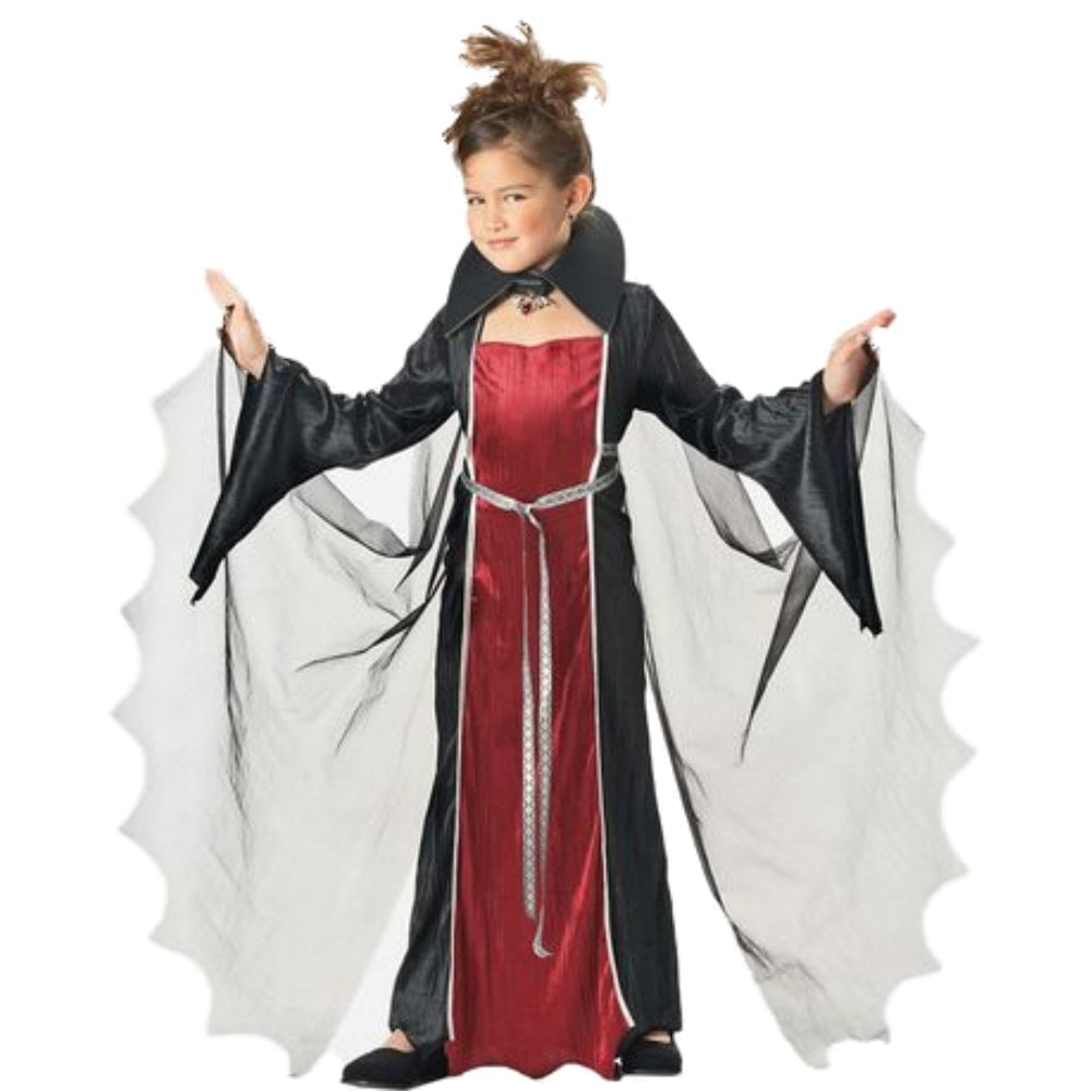 NEW girls HALLOWEEN dress up COSTUME SHIRT vampire BANDANNA SET size 4T 5 gift