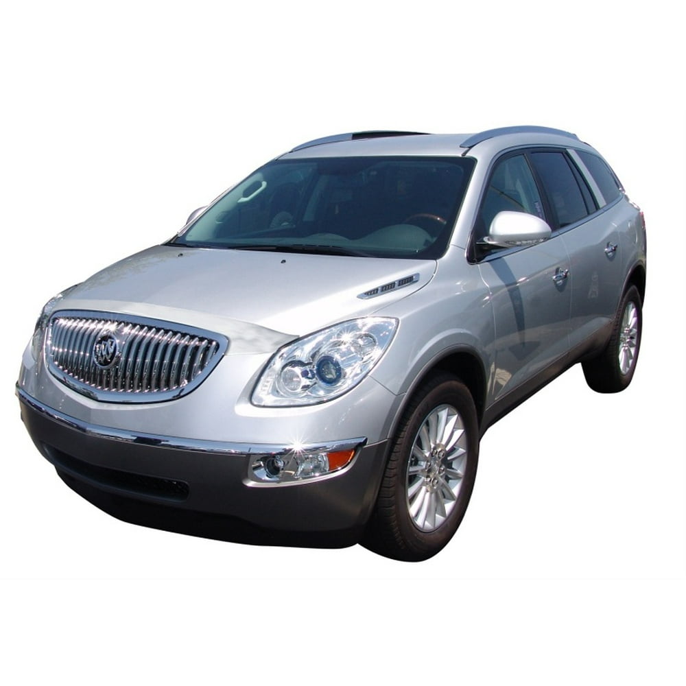 AVS 0812 Buick Enclave Aeroskin Low Profile Hood Shield Chrome