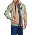 thumbnail image 3 of Zip Up Hoodies for Men - Hardwood Long Sleeve Comfrt Men'S Fashion Hoodies & Sweatshirts, Jackets for Men Hoodies Pullover Clothing Clothes with Pouch, 3 of 5
