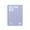 Purple PP, variant on PPgejGEK A5 Ruled Spiral Notebook 9mm Grids 120 Pages Thickened Plastic Cover Writing Journal for Students 7.99x5.5in