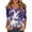 Dark Purple #70, variant on Easter Ladies Shirts Plus Size V Neck Eggs T Shirts Spring Graphic Funny Tees Bunny Cute 3/4 Sleeve Top Watermelon Red S