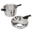 thumbnail image 2 of Aluminum Pressure Cooker, Quick Cooking Pot for Induction Stove and Gas, Aluminum Pressure Cooker Canning Pot Cooker Pot Stove Top  Fast Cooking Pot, 2 of 7