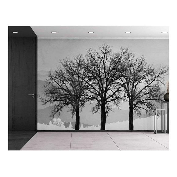 Black And White Trees Wallpaper Black And White Trees Wallpaper