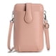 thumbnail image 1 of Bolso para teléfono móvil con hebilla de cinturón de PU para mujer, monedero multifuncional con capacidad para monedas, bolso para teléfono móvil, 1 of 6
