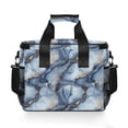 thumbnail image 7 of FORMRS Insulated Cooler Bag 24 Cans Capacity Soft Leakproof Lunch Box with Side Pockets, Abstract Marble Pattern, 7 of 7