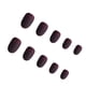 thumbnail image 1 of Qarigey 24 piezas de uñas postizas acrílicas mate 12 uva morada, 1 of 4