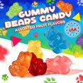 thumbnail image 3 of Gummy Bears Candy, Chewy Fruity Treat (2 Pound Bag), 3 of 6