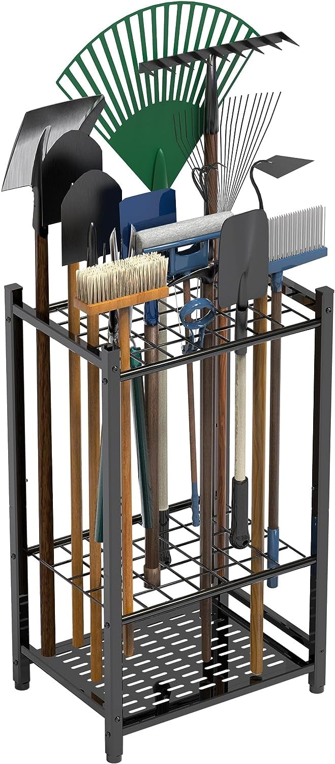 Sttoraboks Garden Tool Organizer, Yard Tool Tower Rack for Garage