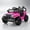 Pink, variant on EVOKEDEN 12V Remote Control Ride On Car for Kids, Electric Toddler Car with Spring Suspension, LED Lights & Music, Pink