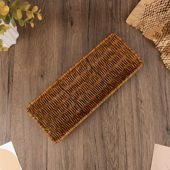 EGYMEN Imitation Plant Woven Basket, Snack Storage Basket, Fruit Display Basket, Vegetable Organizer Basket