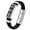 01. Stainless Steel, variant on Bestyle Braided Leather Bracelet for Men Stainless Steel ID Tag Bracelet Wristband Jewelry Gifts for Father's Day Birthday Christmas