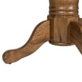 thumbnail image 4 of Pemberly Row Ensemble Contemporain de 5 Pcs avec Table à Piédestal, Brun Moyen, 4 of 11